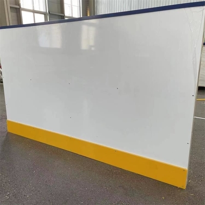 4x8 فوت قابل حمل HDPE پلاستیکی یخ مانع میدان هاکی تیراندازی تخته داشیر