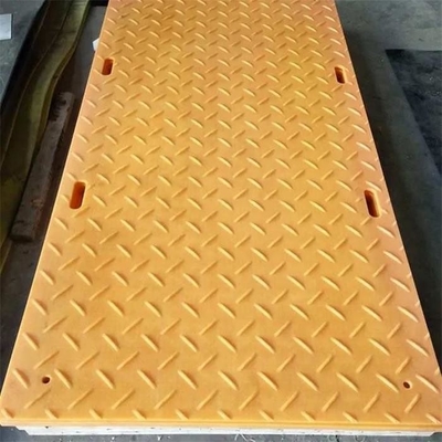 ورق های حفاظتی زمینی HDPE 2*8 فوت تشک های دسترسی موقت جاده برای ساخت و ساز