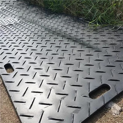 تشک های محافظ زمینی موقت پلاستیکی سبک وزن ضد لغزش 4X8 فوت تشک های باتلاقی HDPE