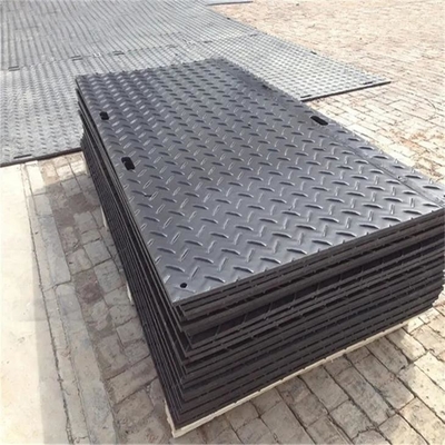 تخته حصیر کف بیل مکانیکی پلاستیکی 2x4ft عابر پیاده راه موقت HDPE