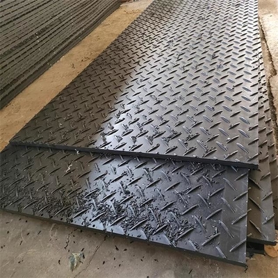تخته حصیر کف بیل مکانیکی پلاستیکی 2x4ft عابر پیاده راه موقت HDPE