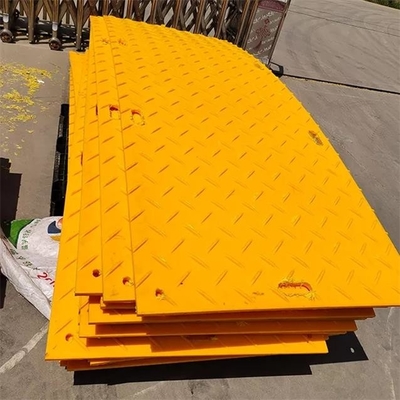 تشک کفپوش موقت عابر پیاده پلاستیکی HDPE گل و لای ضد ضربه سنگین
