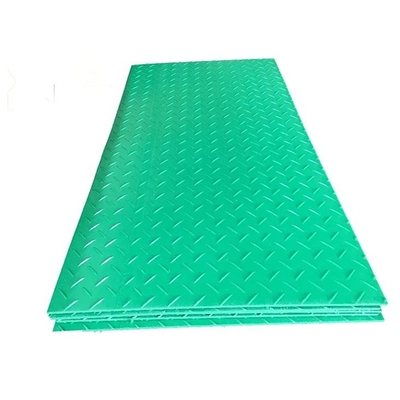 پلاستیک سبز بادوام HDPE جاده های زمینی باتلاق برای ساخت بیل مکانیکی