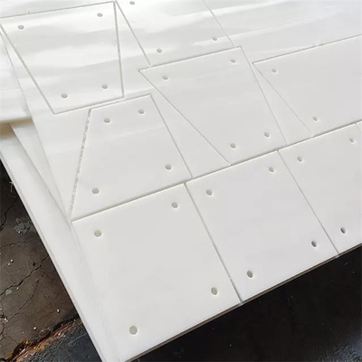 ورق آستر UHMWPE مقاوم در برابر سایش سفید برای تخته آستر سیلو سیلو فولادی