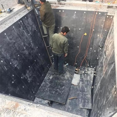 ورق پوششی ذغال سنگ UHMWPE ورق پلی اتیلن مشکی سفارشی نچسب