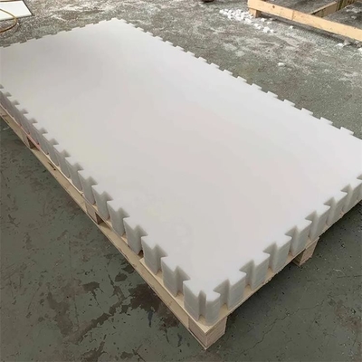 کفپوش اسکیت غلتکی UHMWPE 1200*1000 میلی متری زمین یخ مصنوعی هاکی
