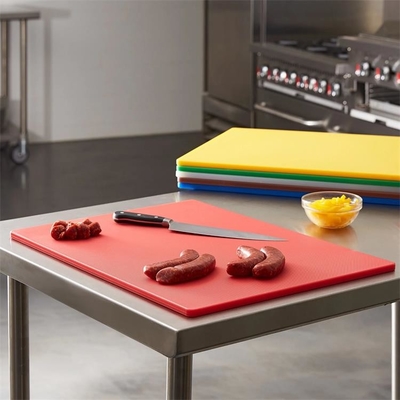 تخته برش سبزیجات پلاستیکی PE با چگالی بالا 12 "X18" برای آشپزخانه