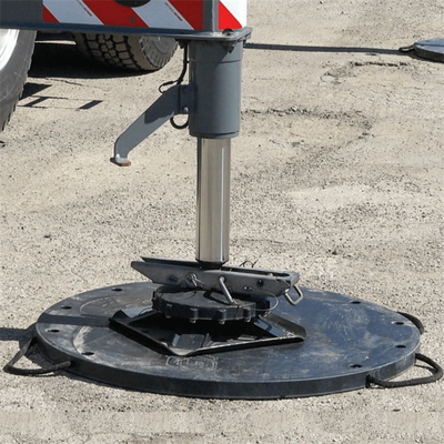 لنت‌های دور بیرون‌گر قابل حمل HDPE لنت‌های پای پلاستیکی کامیون سیار