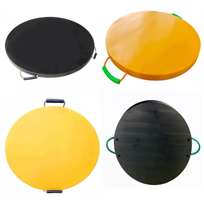 پد بیرونی جک صفحه ساپورت پای جرثقیل HDPE موقت برای ساخت