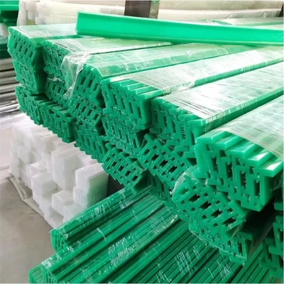 راهنماهای زنجیر نقاله پلی اتیلن ریل راهنما خطی UHMWPE مقاوم در برابر سایش