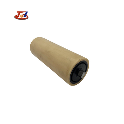 غلتک های بیکار برگشت نوار نقاله پلاستیکی UHMWPE سیاه با کارایی بالا