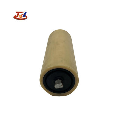 غلتک های بیکار برگشت نوار نقاله پلاستیکی UHMWPE سیاه با کارایی بالا