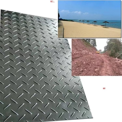 Hdpe Uhmwpe 12.7mm پلاستیکی حفاظتی زمین تشک ورق برای جاده موقت